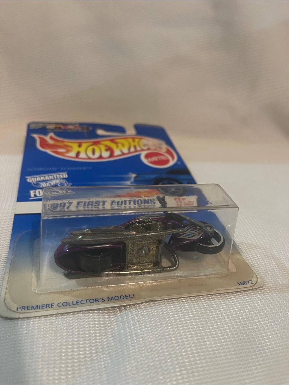 Hot Wheels Scorchin' Scooter 1997 First Editions - Purple - Picture 3 of 7